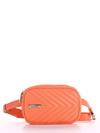 Модна сумка на пояс, модель 190171 оранжевий. Зображення товару, вид спереду.