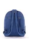 Жіночий рюкзак з вышивкою, модель 170142 блакитний. Зображення товару, вид ззаду.
