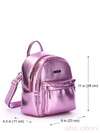 Літній рюкзак, модель 170233 рожевий. Зображення товару, вид додатковий.