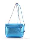 Жіноча сумка маленька, модель 170254 блакитний. Зображення товару, вид ззаду.