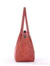 Стильна сумка з вышивкою, модель 170204 персиковий. Зображення товару, вид додатковий.
