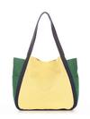 Літня сумка, модель 190431 жовтий-зелений. Зображення товару, вид додатковий.