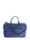 Жіноча сумка з вышивкою, модель 162808 синій. Зображення товару, вид додатковий.