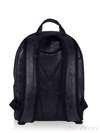 Жіночий рюкзак - unisex, модель 161719 чорний. Зображення товару, вид ззаду.