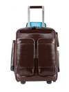 Молодіжний чемодан-рюкзак piquadro bl square/cognac ca3797b2_mo коричневий. Зображення товару, вид 1