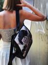 Молодіжний рюкзак Леві Аккерман alba soboni 211521 колір чорний. Фото - 2
