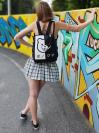 Молодіжний модний рюкзак Monokuma alba soboni 211522 колір чорний. Фото - 8