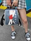 Молодіжний рюкзак з прінтом Сакура Харуно alba soboni 211525 колір срібло. Фото - 5