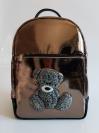Рюкзак шкільний для дівчинки мишка Teddy alba soboni 211503 колір бронза . Фото - 4