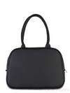 Стильна сумка з вышивкою, модель 120501 чорний. Зображення товару, вид ззаду.